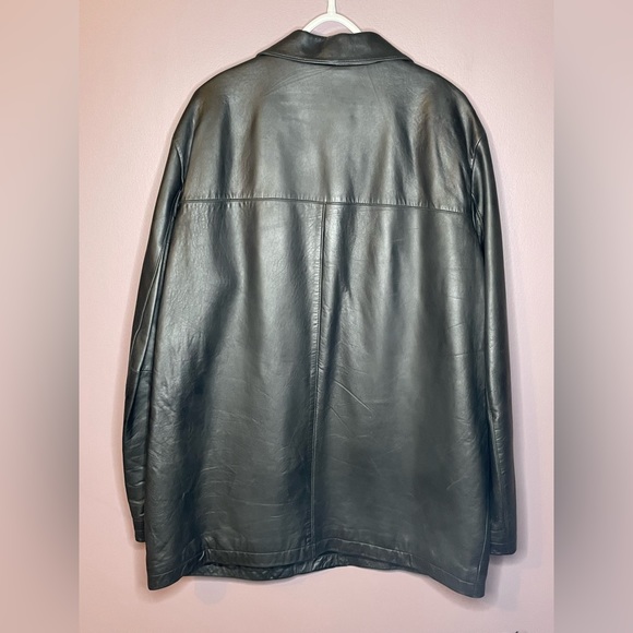 Coach Leather Jacket XL - Picture 4 of 5